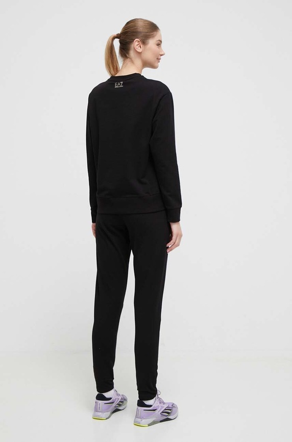 Trenirka EA7 Emporio Armani 8NTV54.TJTXZ črna SS24