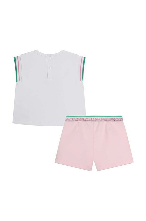 Karl Lagerfeld komplet niemowlęcy Z30122.67.81 biały SS24