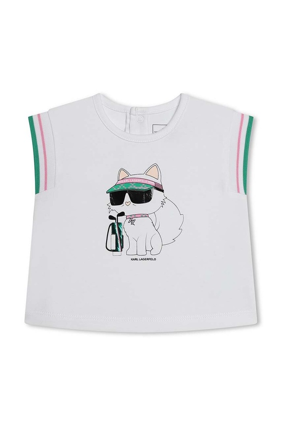 Dziewczynka Karl Lagerfeld komplet niemowlęcy Z30122.67.81 biały