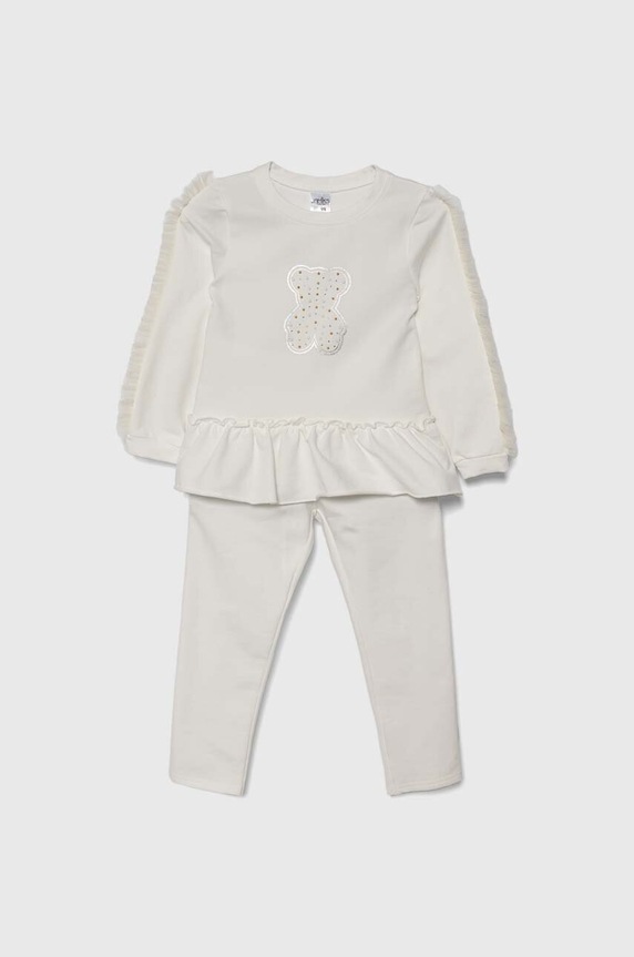 Jamiks gyerek együttes elasztánnal fehér MAGDALENKA.Dre.JWG198.G