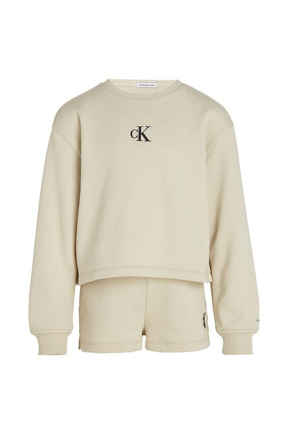 Calvin Klein Jeans compleu copii IG0IG02421.104.116.PPYH bej SS24