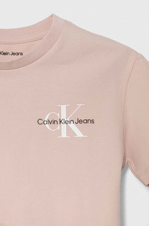 Dziewczynka Calvin Klein Jeans komplet dziecięcy IN0IN00176.G.PPYH różowy