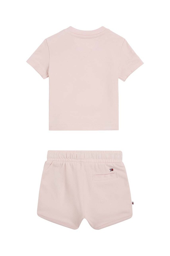 Комплект за бебета Tommy Hilfiger KN0KN01812.G.PPYH розов SS24