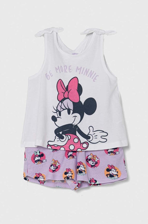 Dětská bavlněná souprava zippy x Disney pletenina fialová 3105979701