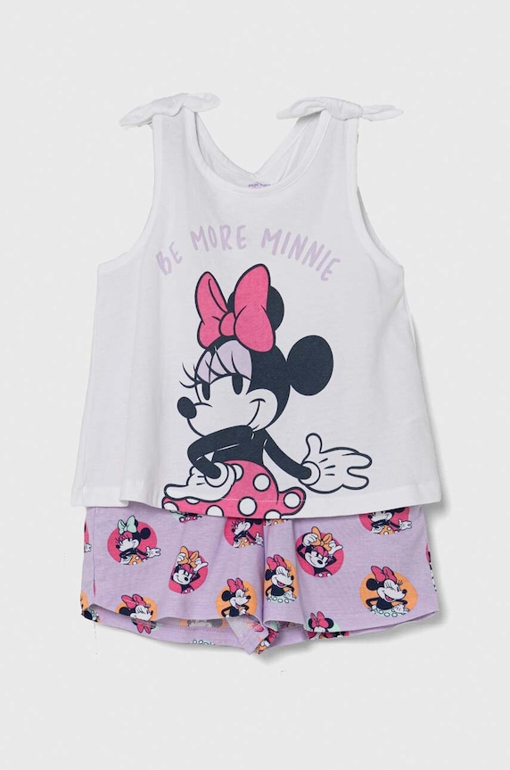 Dětská bavlněná souprava zippy x Disney pletenina fialová 3105979701