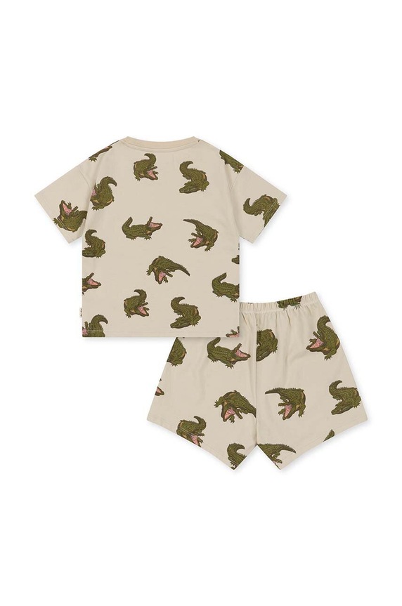 Konges Sløjd komplet bawełniany dziecięcy KS100023 zielony SS24