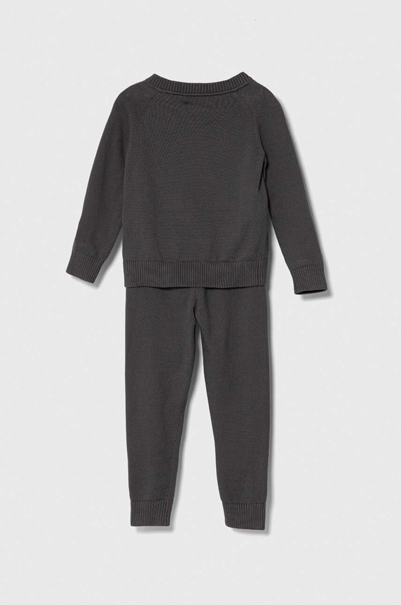 Calvin Klein Jeans komplet bawełniany dziecięcy IN0IN00167.PPYH szary SS24