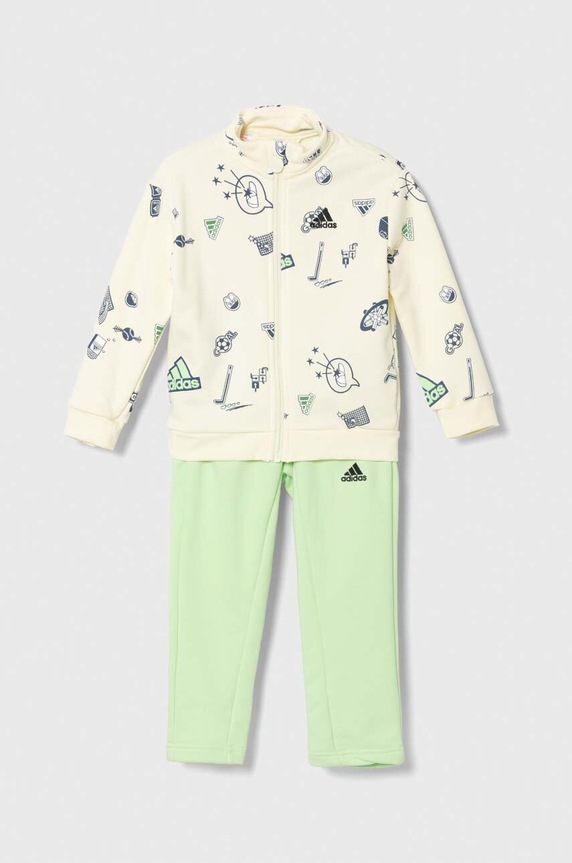adidas trening copii tricotaj verde IS3768