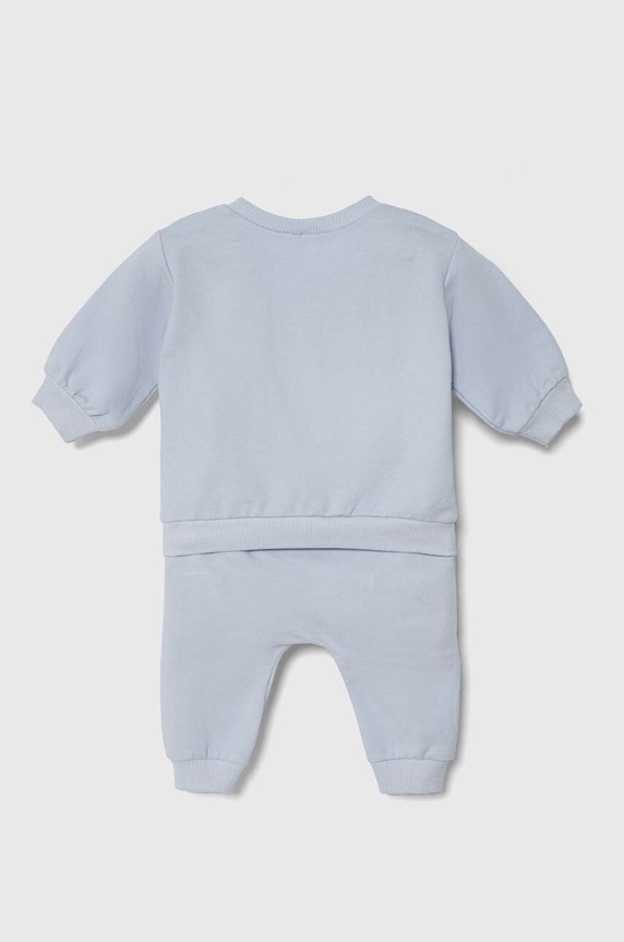 United Colors of Benetton komplet niemowlęcy 3MDUAK00F.W.Seasonal niebieski SS24