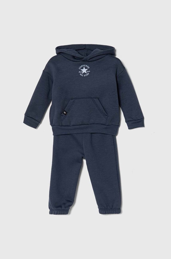 Tepláková súprava pre bábätká Converse pletenina tmavomodrá 6CD894