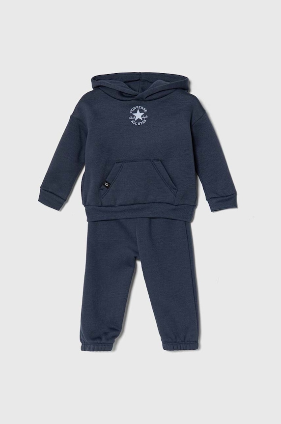Tepláková súprava pre bábätká Converse pletenina tmavomodrá 6CD894