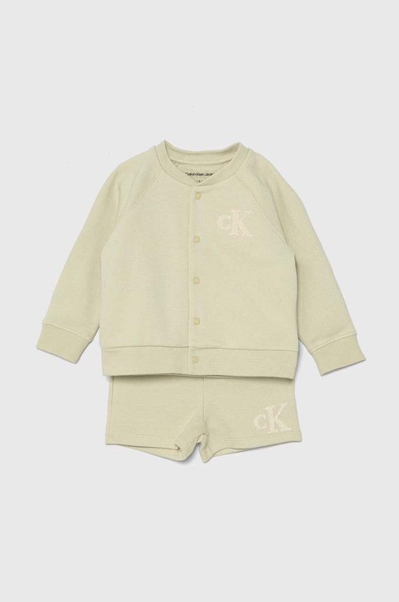 Calvin Klein Jeans komplet niemowlęcy IN0IN00184.PPYH beżowy SS24