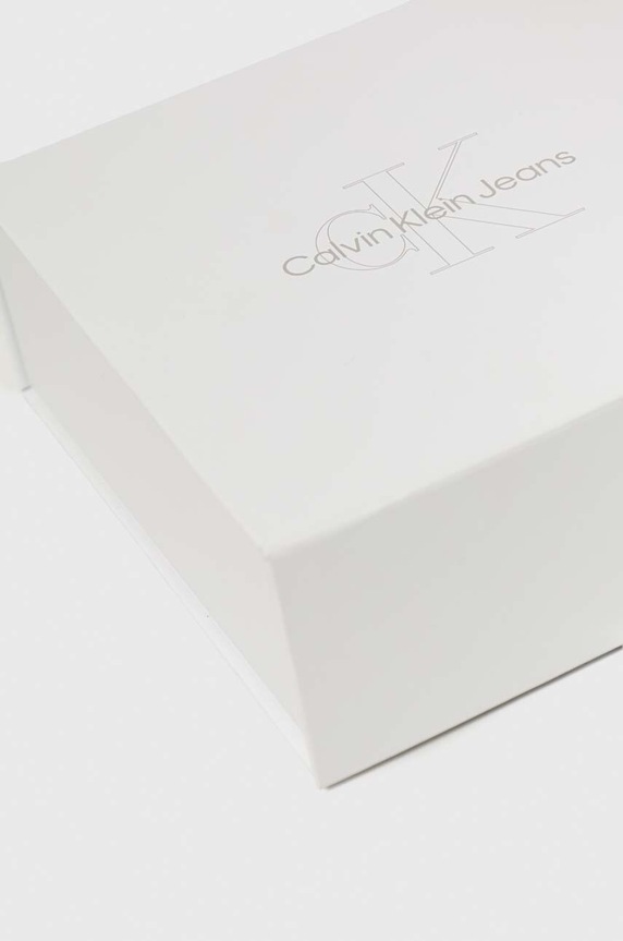 Dětská souprava se směsí lnu Calvin Klein Jeans IN0IN00185.PPYH béžová