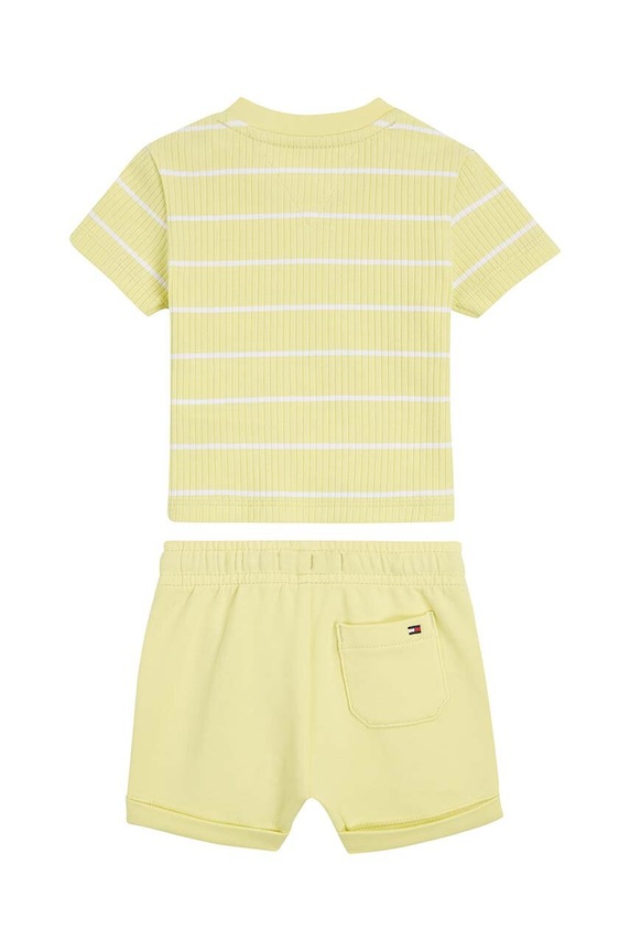 Tommy Hilfiger komplet niemowlęcy KN0KN01813.PPYH żółty SS24