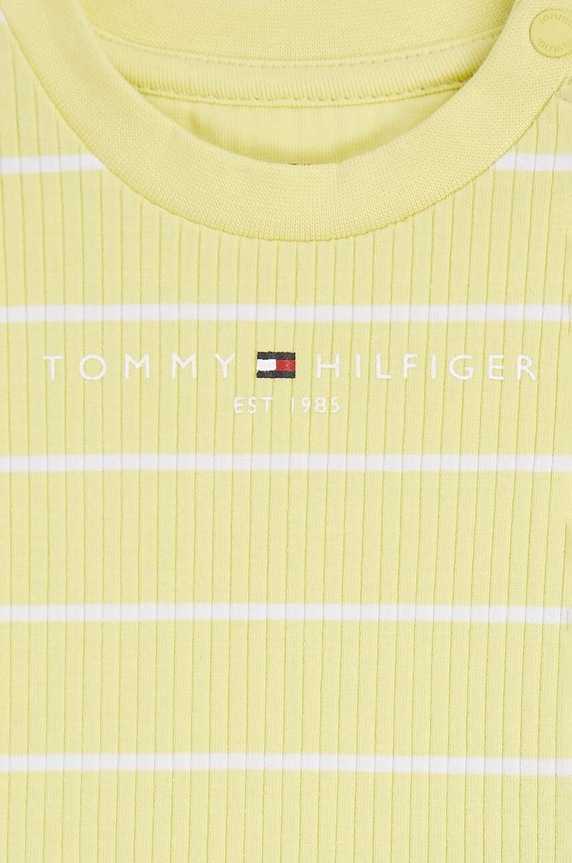 Chłopiec Tommy Hilfiger komplet niemowlęcy KN0KN01813.PPYH żółty