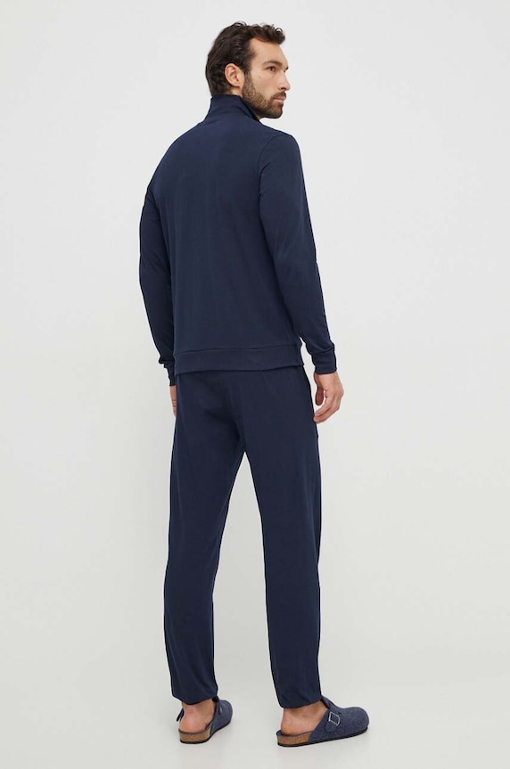 BOSS dres lounge 50511020 granatowy SS24