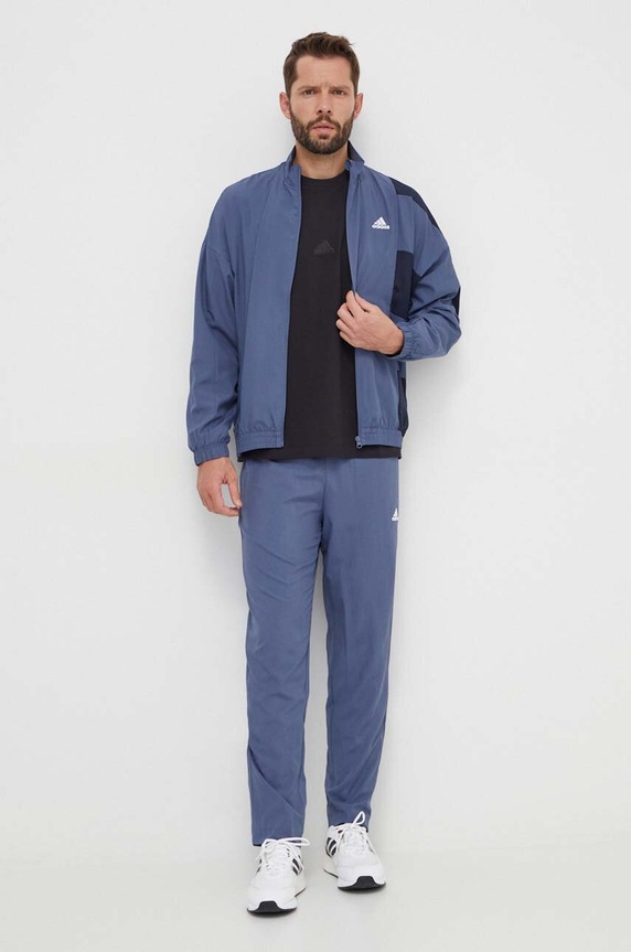 adidas melegítő szett mintás kék IP3111