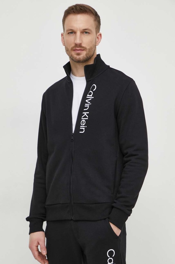 Bavlněná tepláková souprava Calvin Klein K10K113676 černá SS24