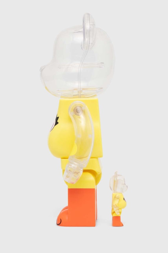 Medicom Toy figurka dekoracyjna Be@rbrick Ducky (Toy Story 4) 100% & 400% 2-pack DUCKY.TOY.STORY.4 żółty SS24