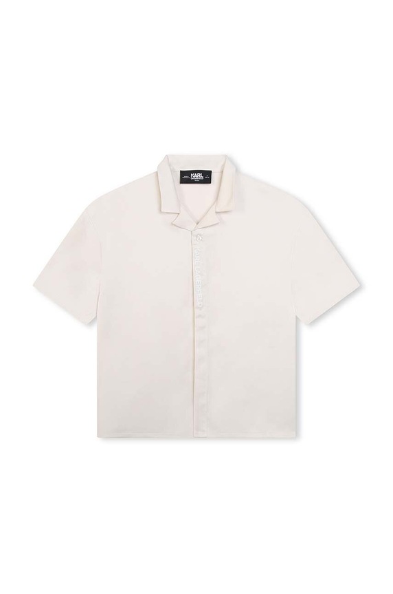 Παιδικό πουκάμισο Karl Lagerfeld Z30058.126.150 μπεζ SS24