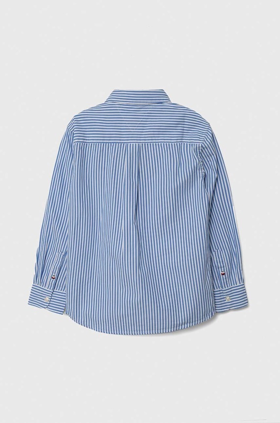 Tommy Hilfiger koszula bawełniana dziecięca KB0KB08900.PPYH niebieski SS24