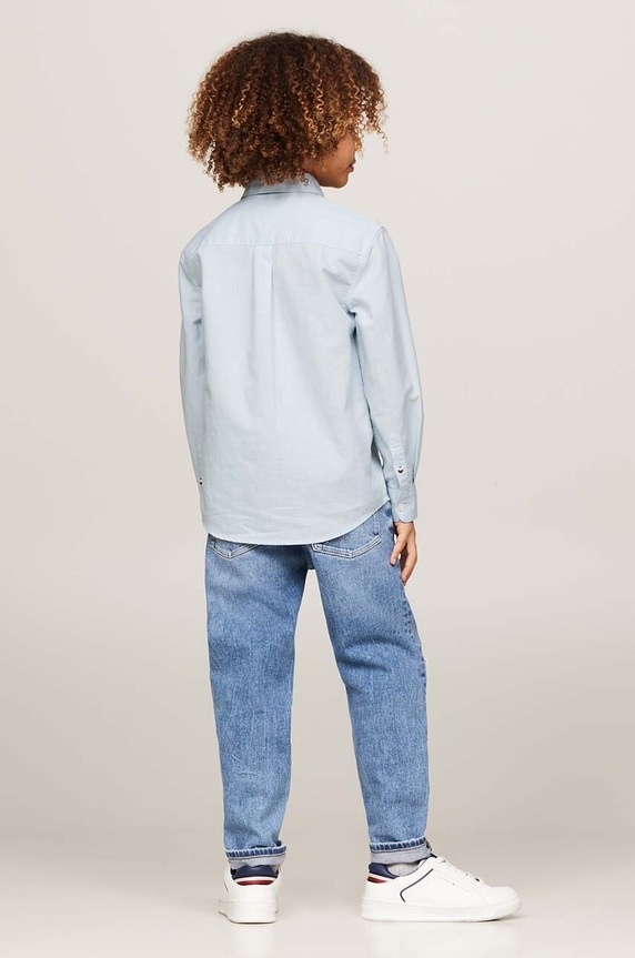 Tommy Hilfiger koszula dziecięca KB0KB08868.128.176.PPYH niebieski