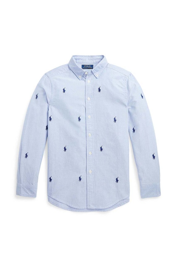 Polo Ralph Lauren gyerek ing pamutból pamut kék 323878876001