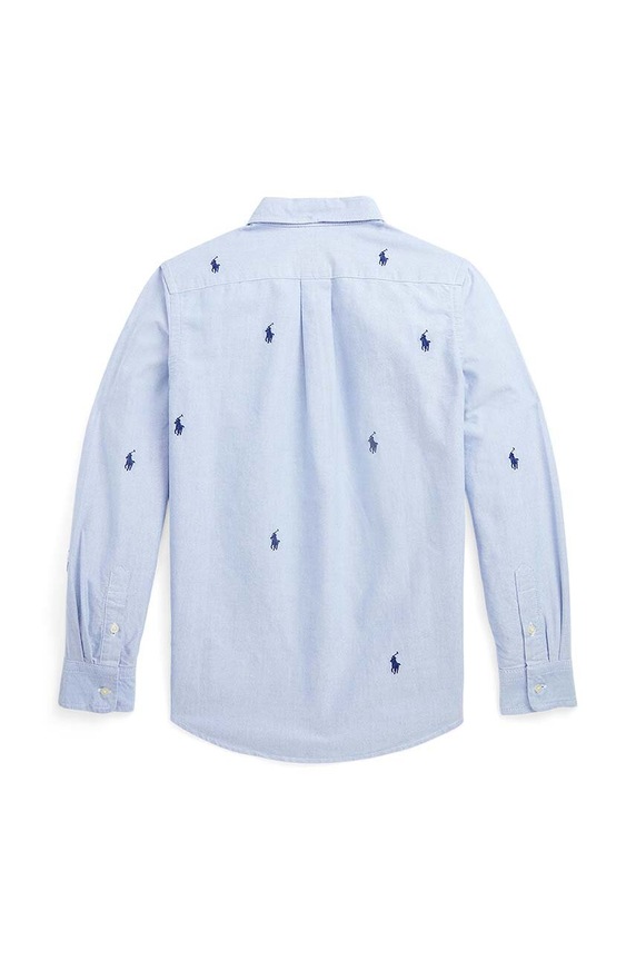 Polo Ralph Lauren gyerek ing pamutból 323878876001 kék AW24