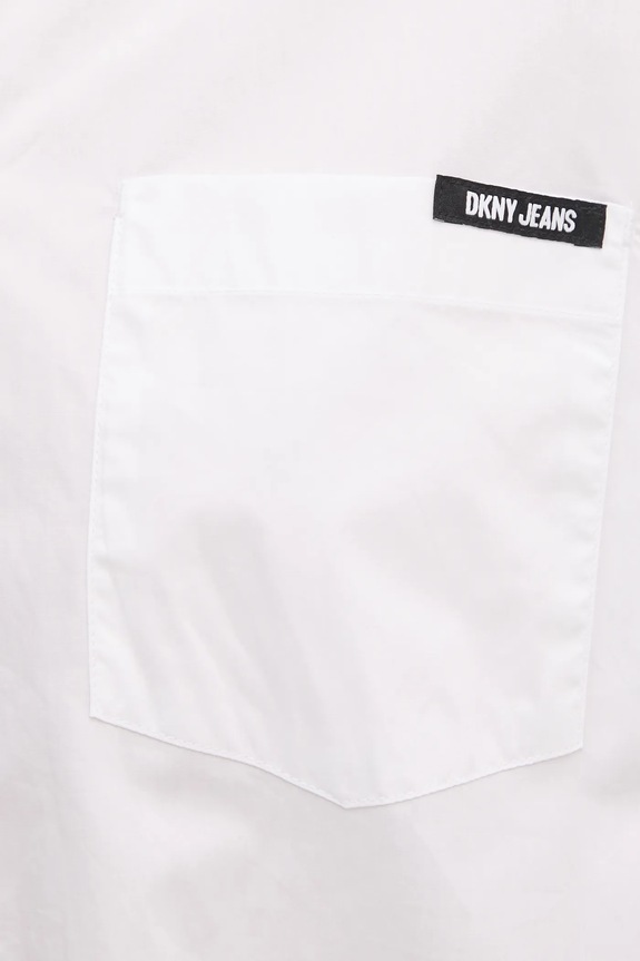 Bavlnená košeľa Dkny E31M1RDM biela