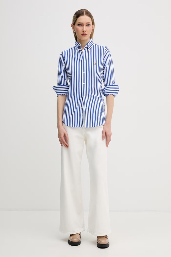 Памучна риза Polo Ralph Lauren 211910131 син SS26