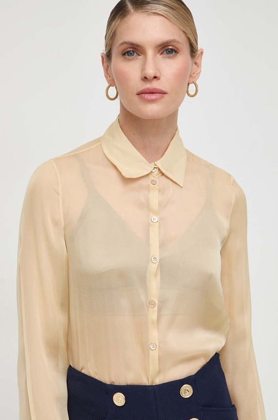 Patrizia Pepe selyem ing sárga 8C0688.AN111