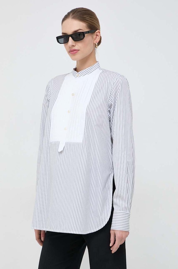 Victoria Beckham bluzka casual biały 1124WSH005240A