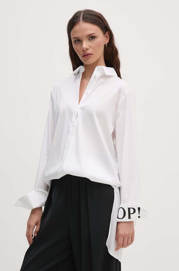 Joop! camicia semplice bianco 30040762