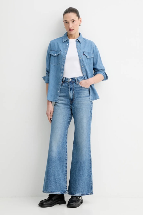 Τζιν πουκάμισο Levi's 16786 μπλε AA00