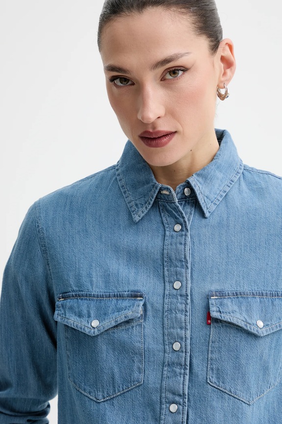 Τζιν πουκάμισο Levi's μπλε 16786