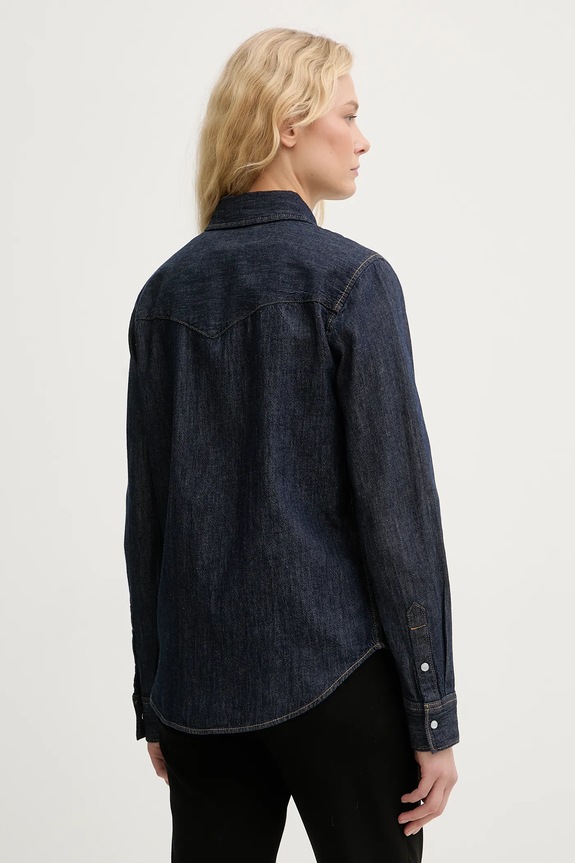 Ρούχα Τζιν πουκάμισο Levi's 16786 σκούρο μπλε