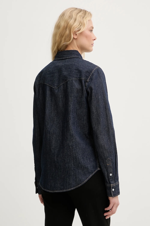 Ρούχα Τζιν πουκάμισο Levi's 16786 σκούρο μπλε