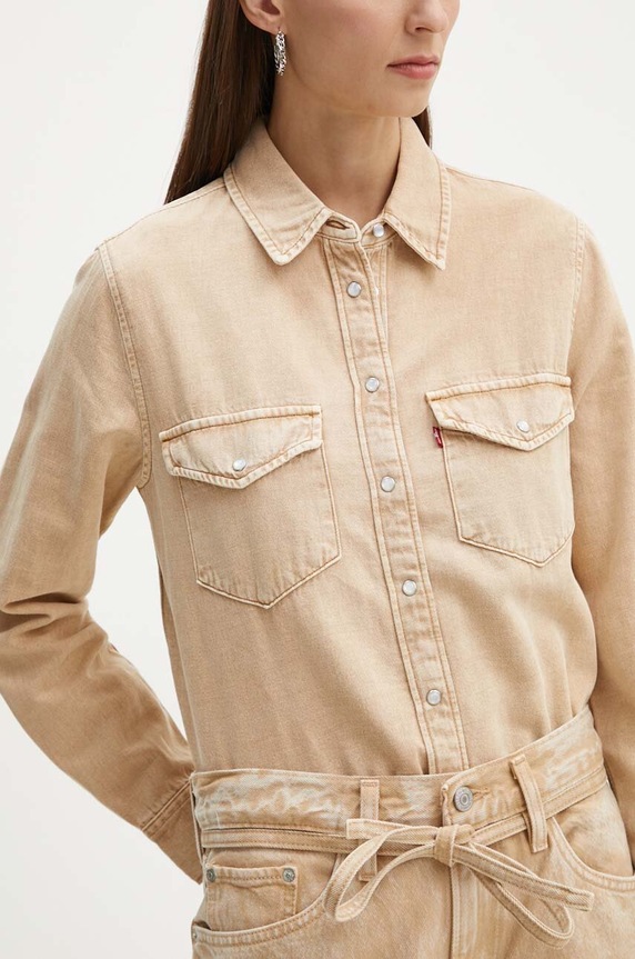 Τζιν πουκάμισο Levi's 16786 μπεζ