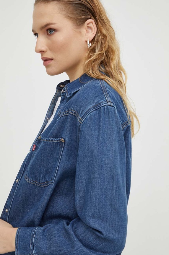 Rifľová košeľa Levi's A7244 modrá