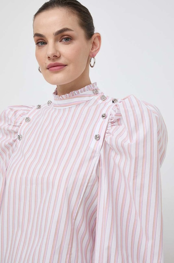 Custommade bluzka bawełniana Samaya biały 999314222