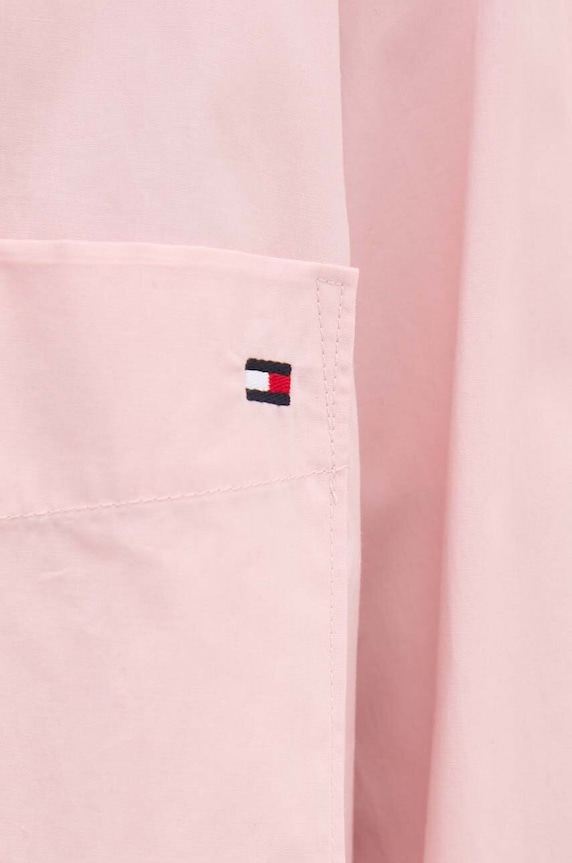 Tommy Hilfiger koszula bawełniana WW0WW41410 różowy