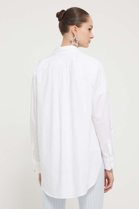 Oblečenie Bavlnená košeľa HUGO The Oversize Shirt 50515741 biela