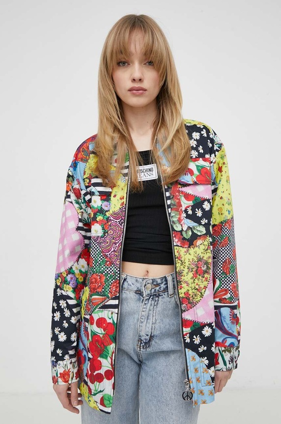 Moschino Jeans kurtka koszulowa nieocieplane multicolor 0606.3776