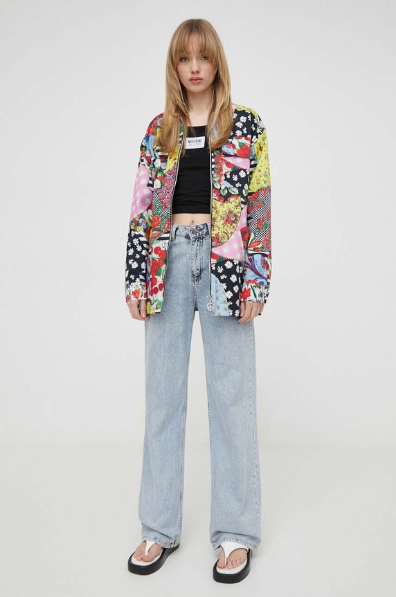 Moschino Jeans kurtka koszulowa 0606.3776 multicolor SS24