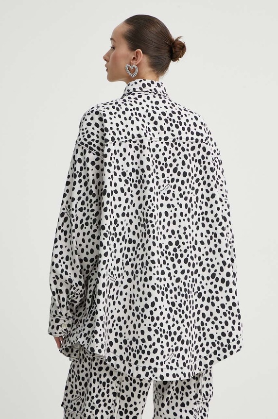 Moschino Jeans kurtka jeansowa biały 0511.3773