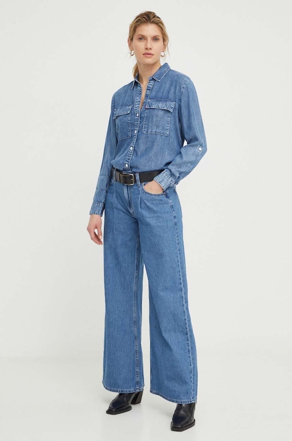 Πουκάμισο Levi's A7467 μπλε SS25
