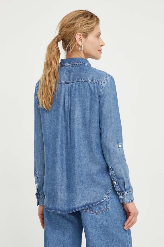 Ρούχα Πουκάμισο Levi's A7467 μπλε