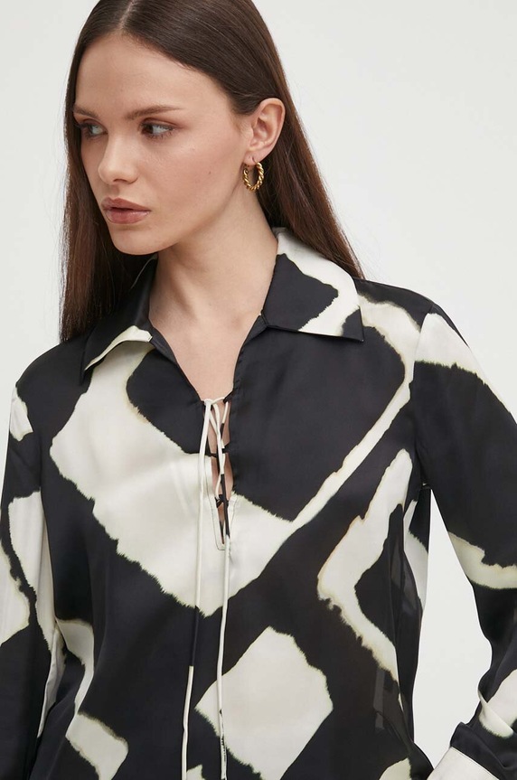 Sisley bluzka czarny 5NLVLQ078
