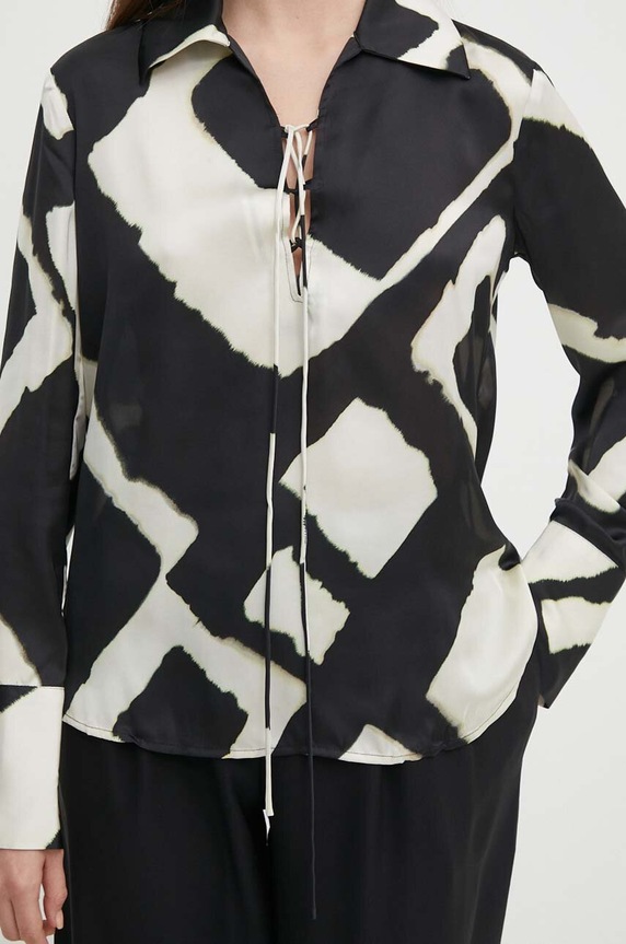 Sisley bluzka 5NLVLQ078 czarny