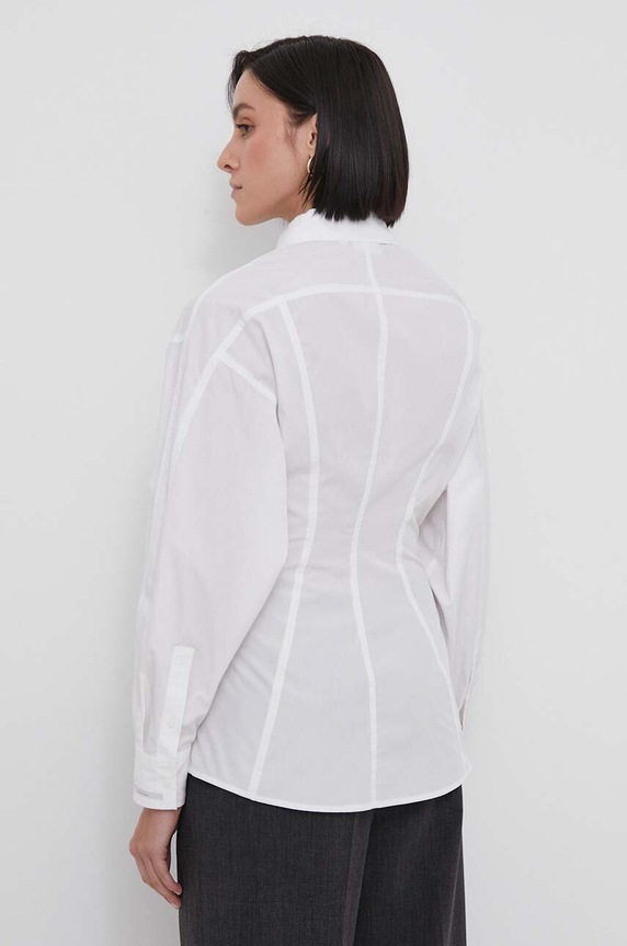 Ruházat Calvin Klein pamut ing K20K206600 fehér